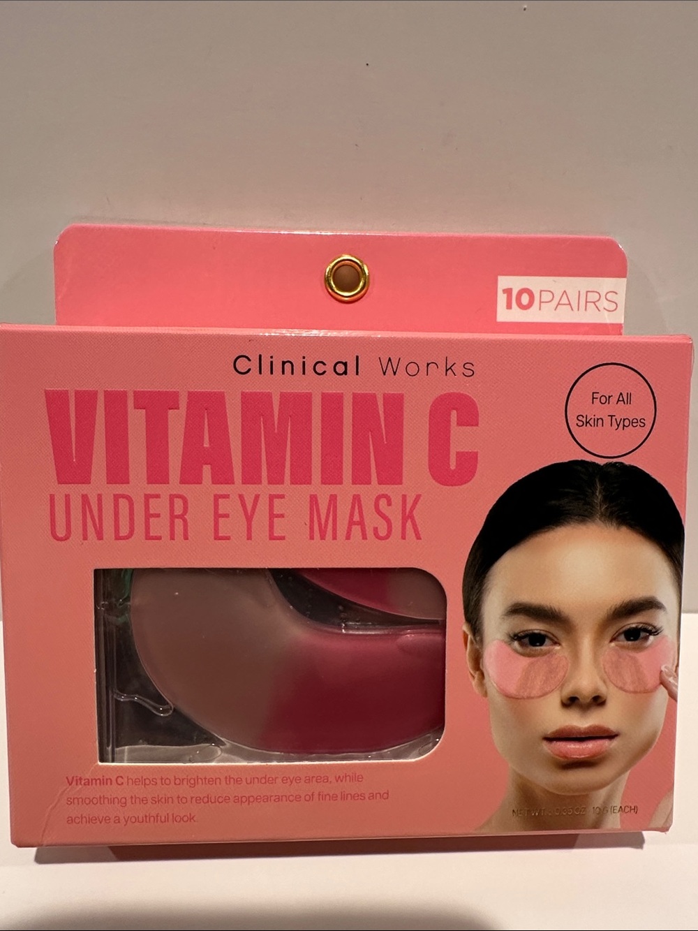 Clinical Works Vitamin C (10) Pairs Under Eye Masks.